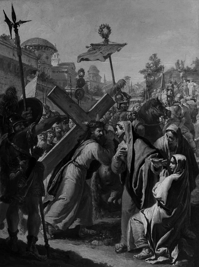 Francesco Fontebasso 268 Via Crucis. Gesù incontra la Madonna Chiesa di S. Maria del Gliglio, Venezia