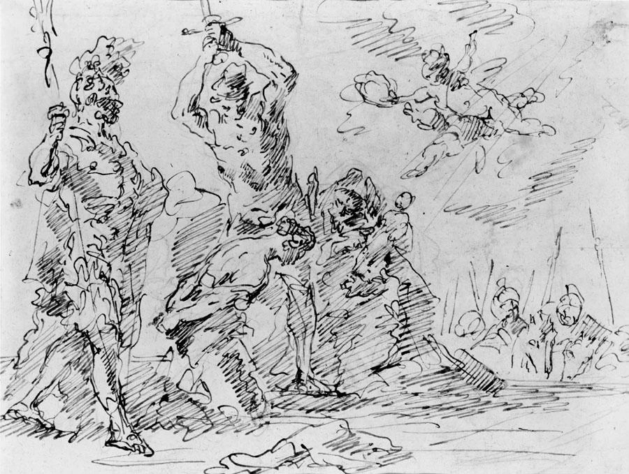 Francesco Fontebasso 307 Mrtirio di una santa New York, The Pierpont Morgan Library