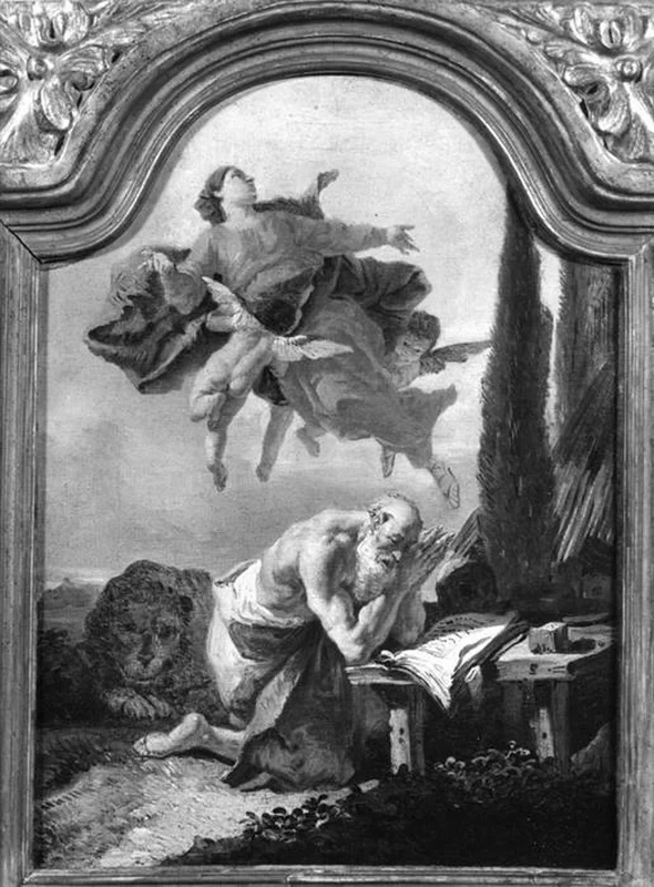 Francesco Fontebasso 43 apparizione della Madonna a San Girolamo Brescia