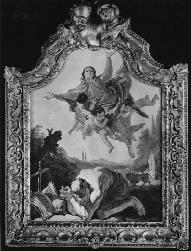 Francesco Fontebasso 44 apparizione della Madonna a San Girolamo