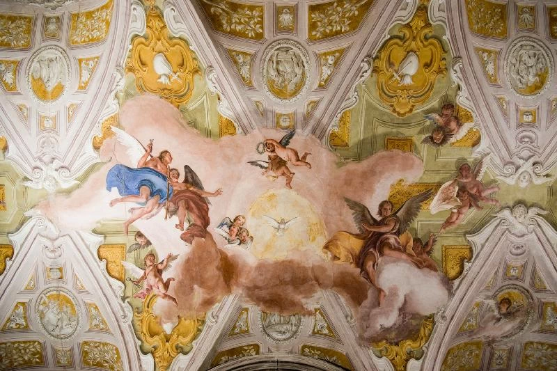 Francesco Fontebasso 66 Colomba dello Spirito Santo tra angeli in gloria