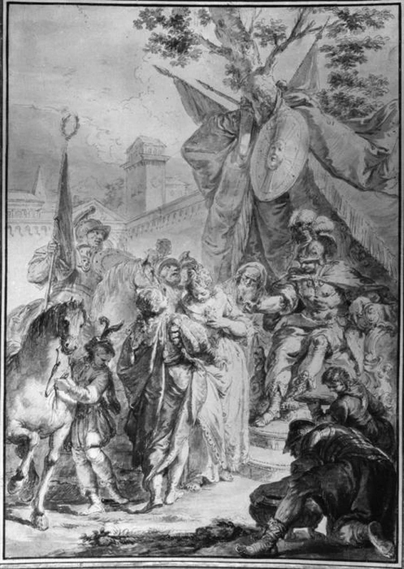 Francesco Fontebasso 73 Continenza di Scipione Hermitage, San Pietroburgo