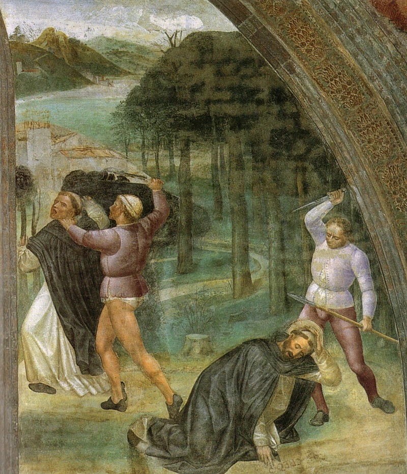 Vincenzo_foppa,_cappella_poritnari,_martirio_di_san_pietro_da_verona