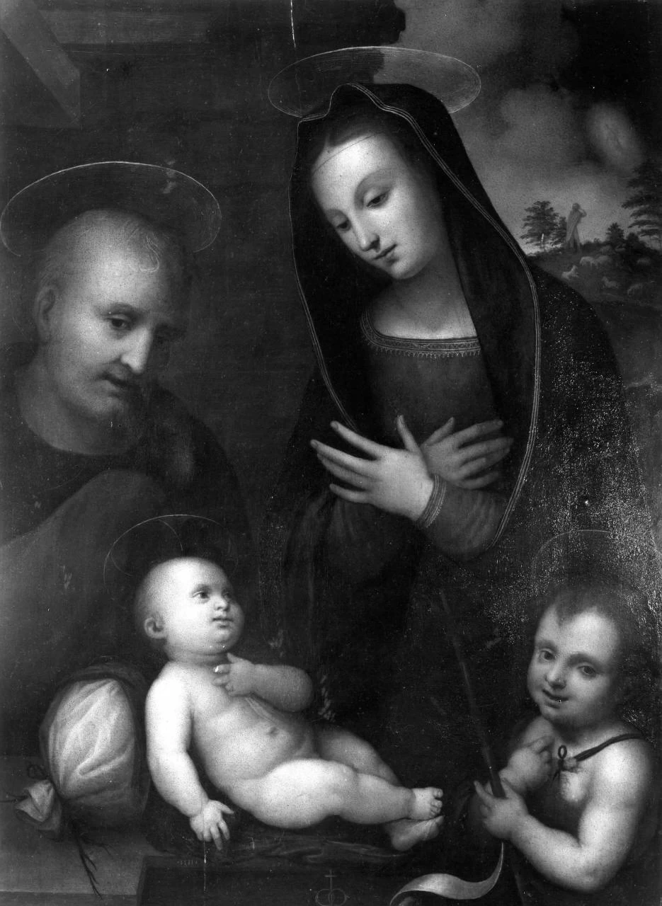 Fra Bartolomeo 76 Sacra Famiglia con San Giovanni Battista bambino Firenze