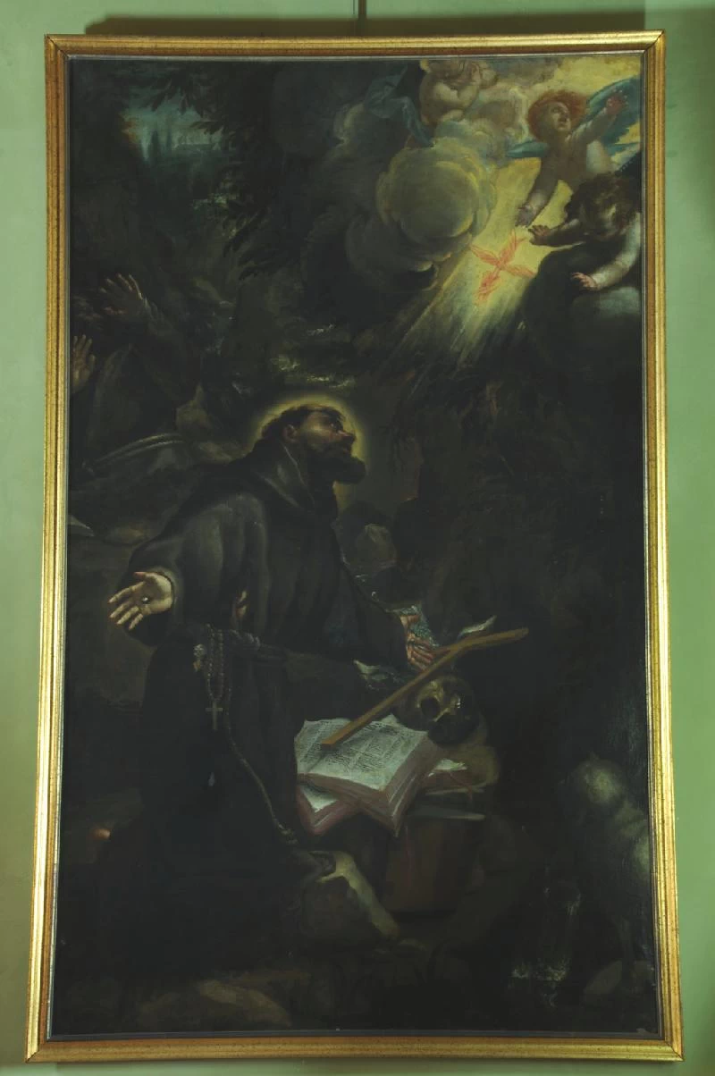 Fra' Semplice da Verona sec. XVII, San Francesco riceve le stimmate