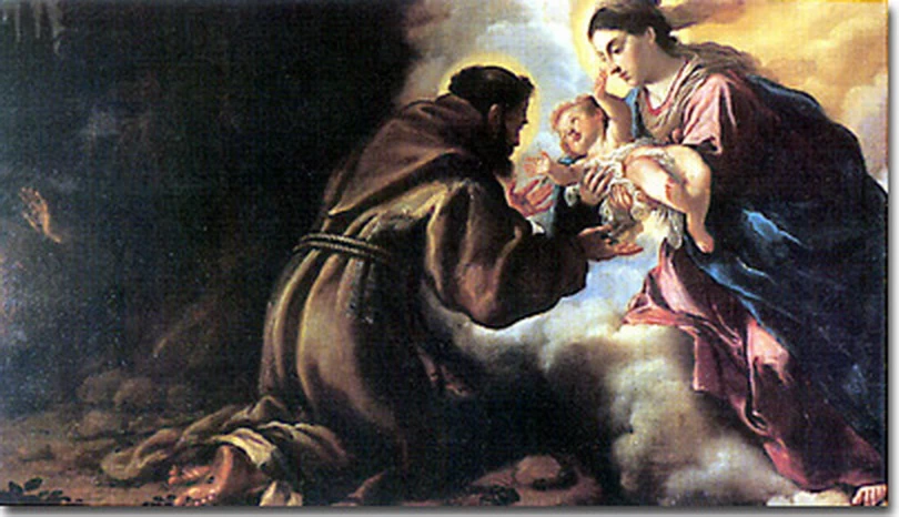 San Francesco riceve il Bambino dalla Vergine - Mantova