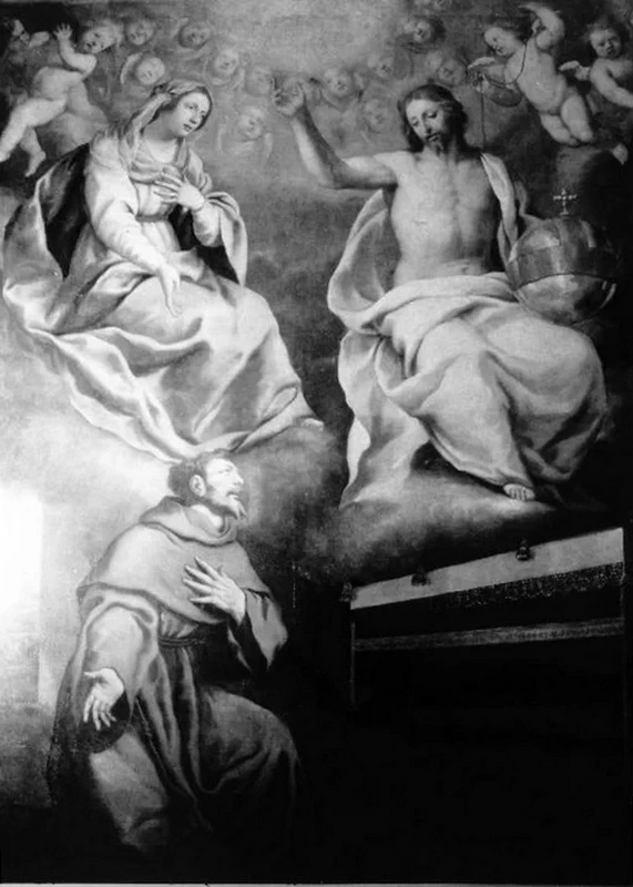 Cesare Fracanzano 21 visione di San Francesco d'Assisi alla Porziuncola Barletta