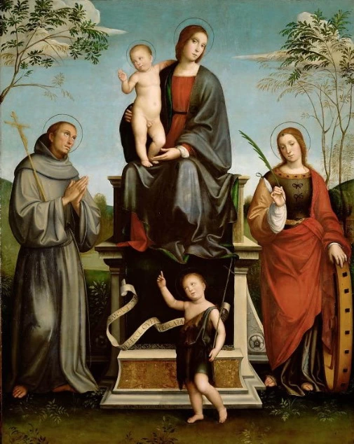Madonna con Bambino e santi - 1514, Vienna.jpg