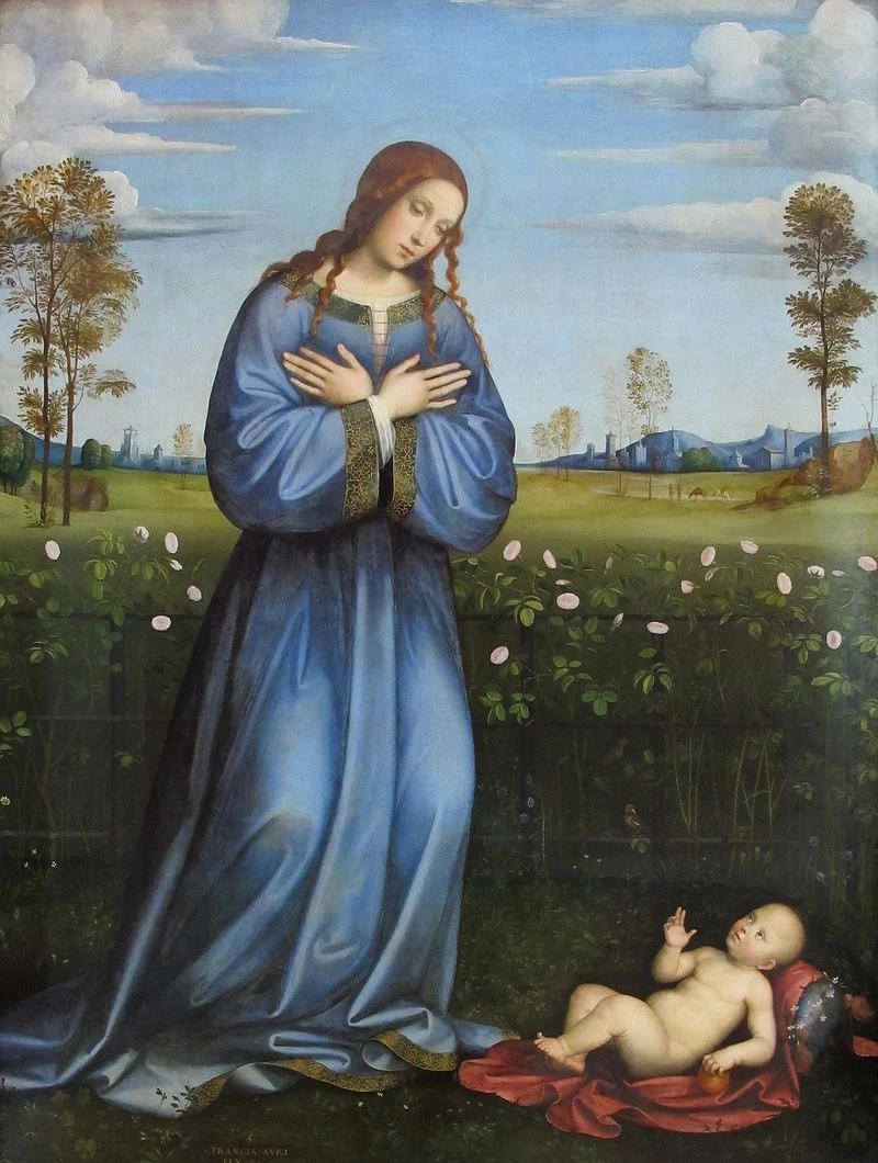 Adorazione del Bambino - 1500, Monaco