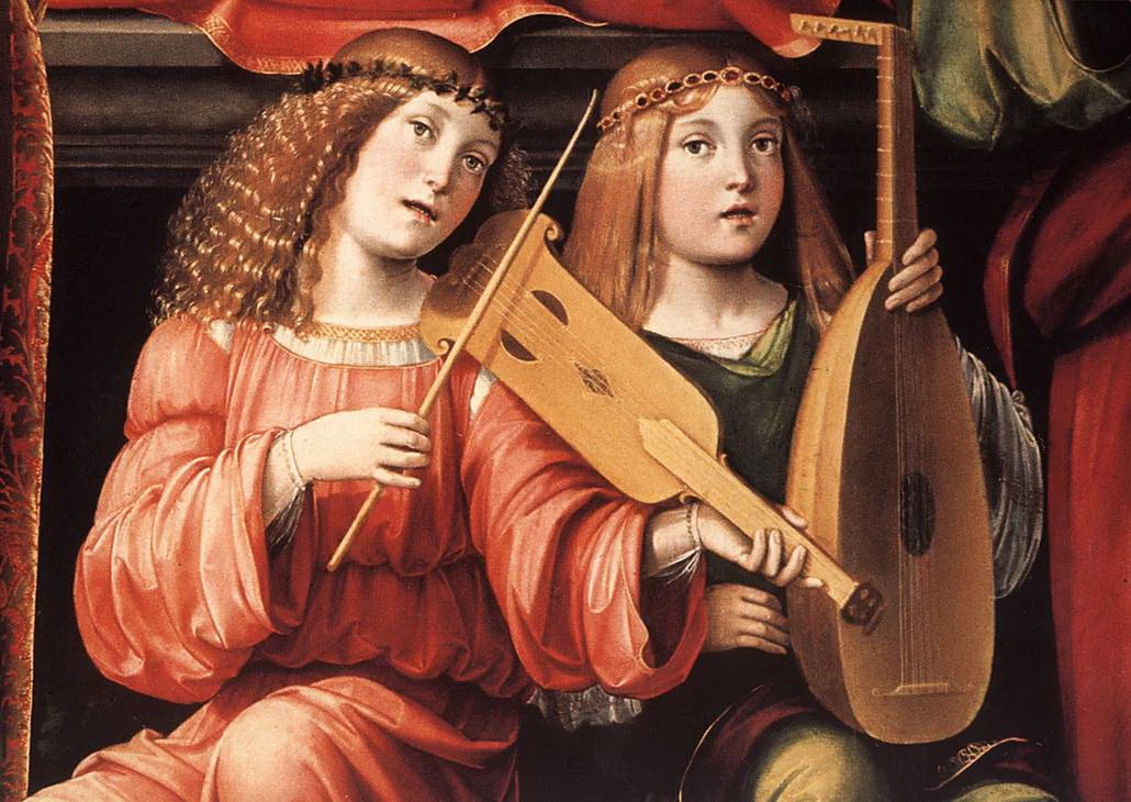 Madonna e santi - dettaglio, Szépmûvészeti Múzeum, Budapest