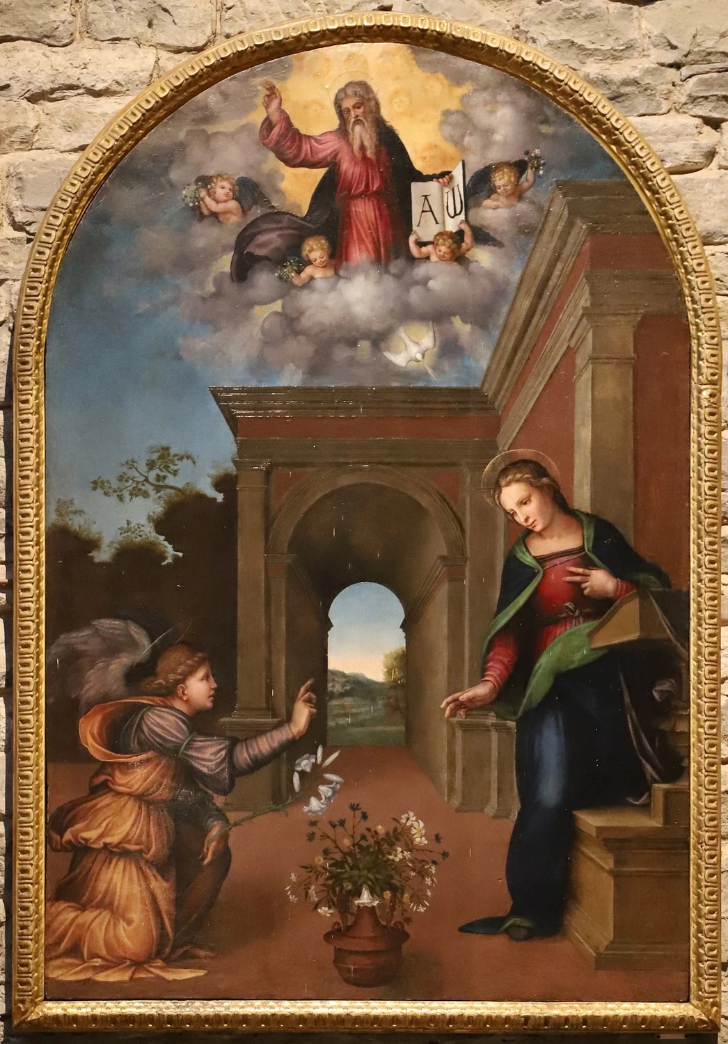Annunciazione - abbazia di San Gaudenzio, Firenze, attribuito