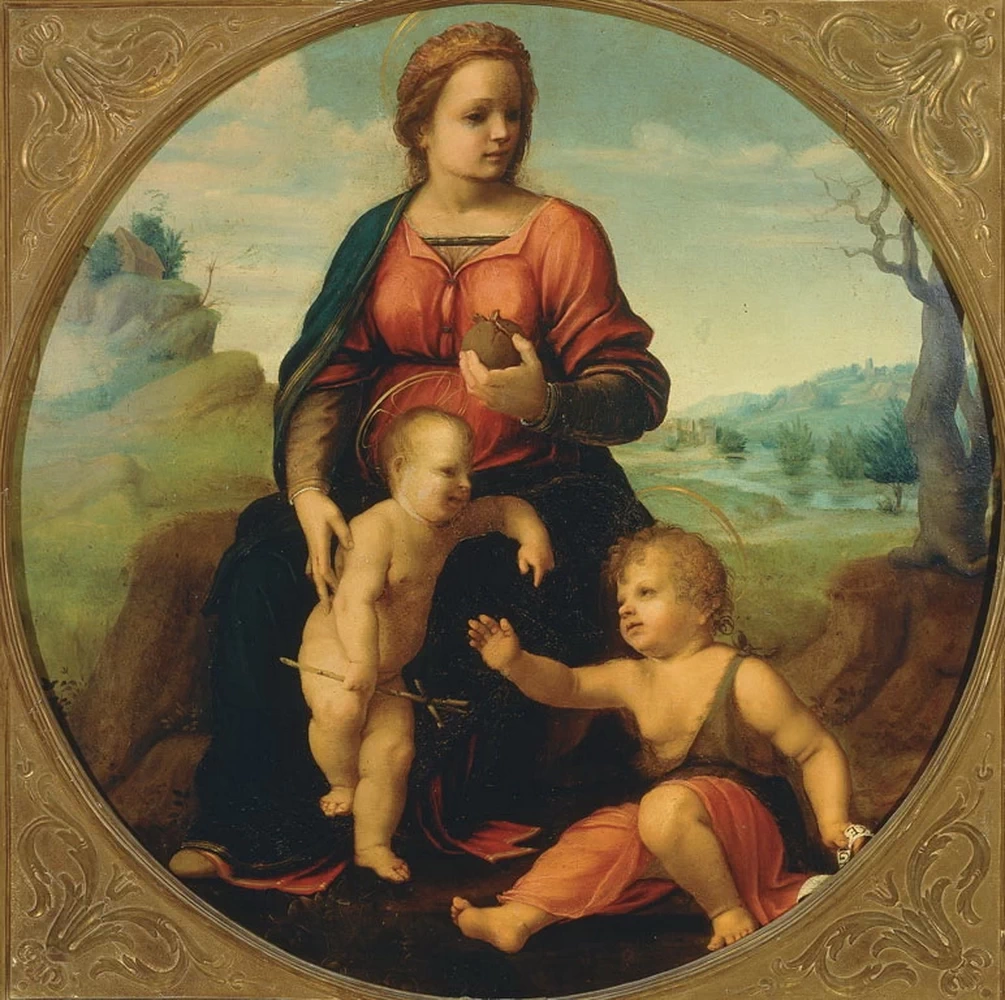 Madonna col Bambino e Giovannino - Galleria Borghese