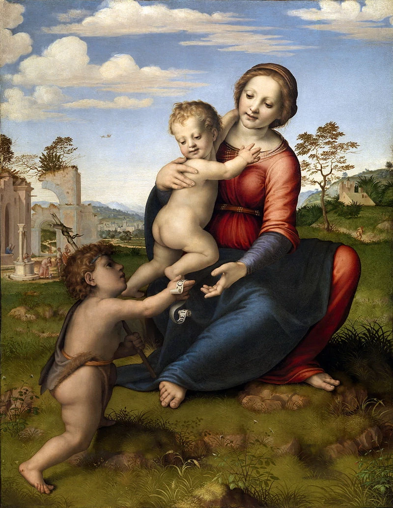 Madonna col Bambino e Giovannino - Galleria degli Uffizi, Firenze