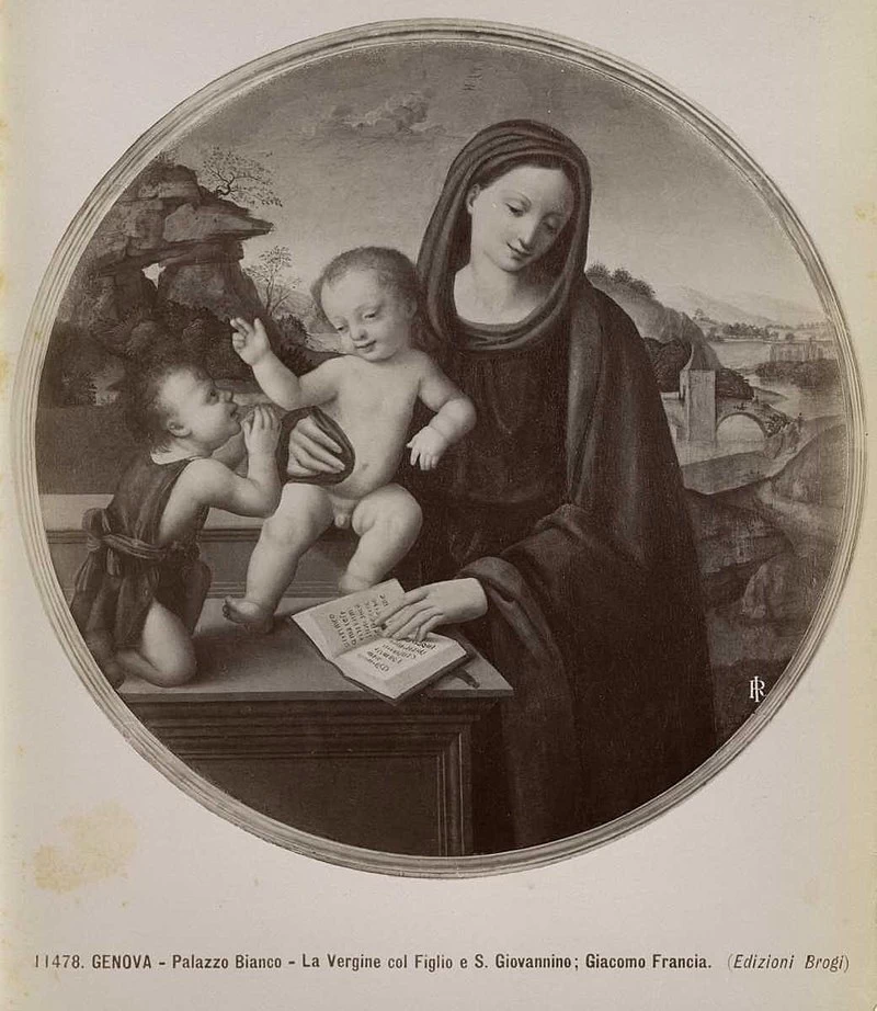 Madonna con Bambino e san Giovannino - Palazzo Bianco, Genova