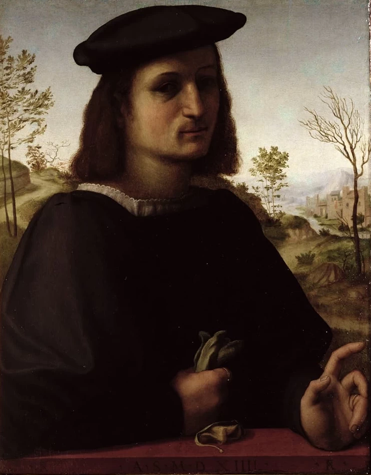 Ritratto di uomo con guanti - Galleria degli Uffizi, Firenze