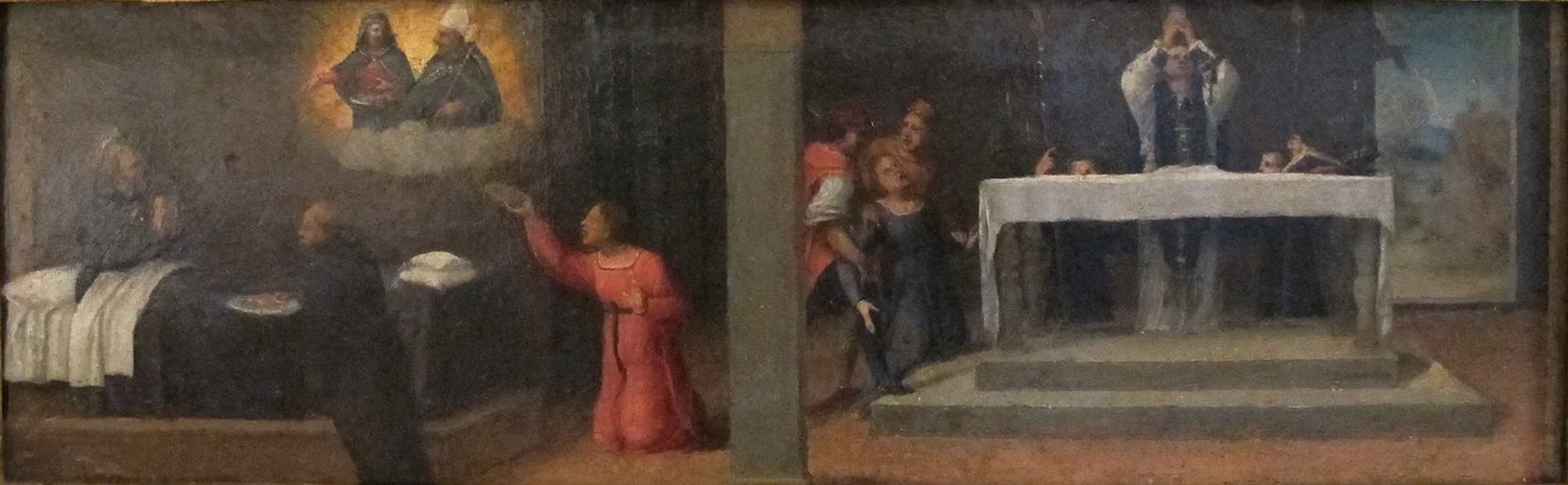 Storia di s. Niccolò da Tolentino, da s. Spirito - Museo Nazionale d'Arte Medievale e Moderna