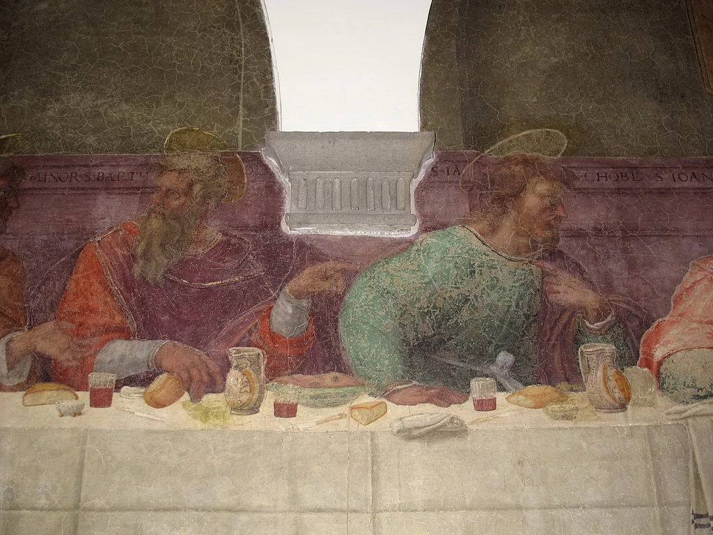 Ultima Cena - dettaglio, Convento della Calza, Firenze