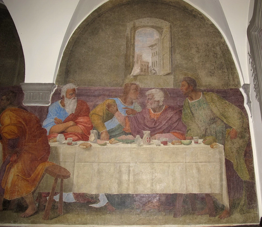 Ultima Cena - dettaglio, Convento della Calza, Firenze