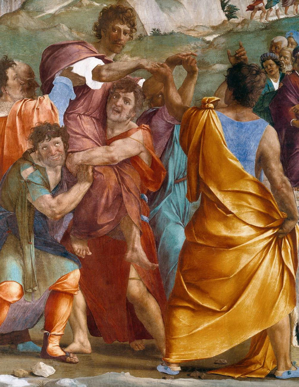 Il ritorno di Cicerone a Roma - Villa Medici, Poggio a Caiano, dettaglio