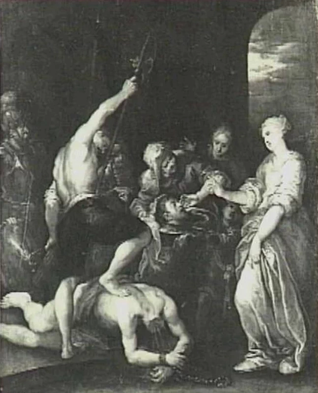 Hieronymus Francken II 72 Salomè riceve dal boia la testa di Giovanni Battista