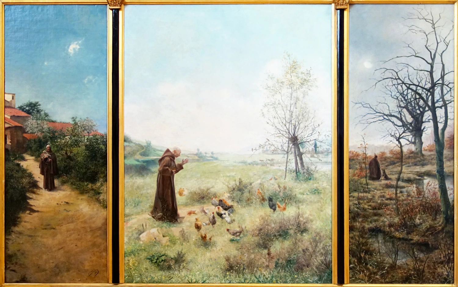 Léon Frédéric 43 La leggenda di san Francesco, 1882