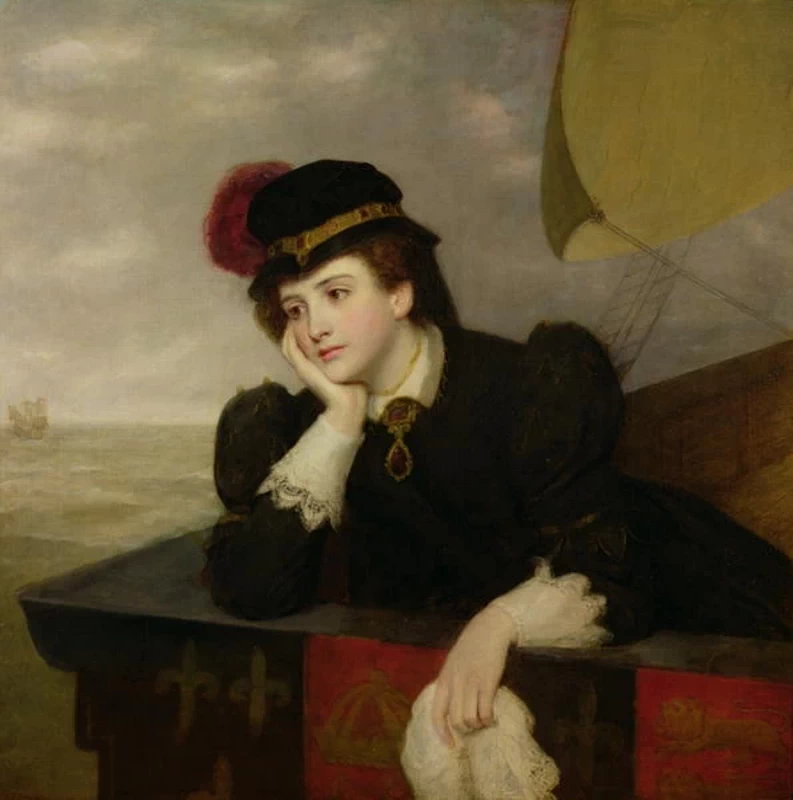 William Powell Frith 61 Maria Stuarda torna dalla Francia, 1561