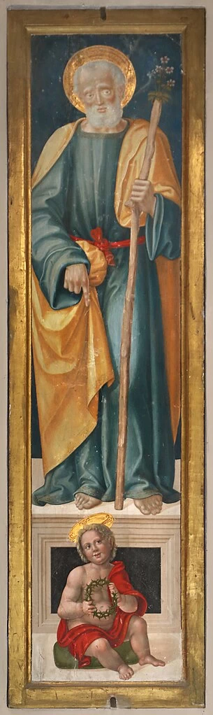 Bernardino Fungai 14 Basilica di San Clemente in Santa Maria dei Servi, Siena San Giuseppe