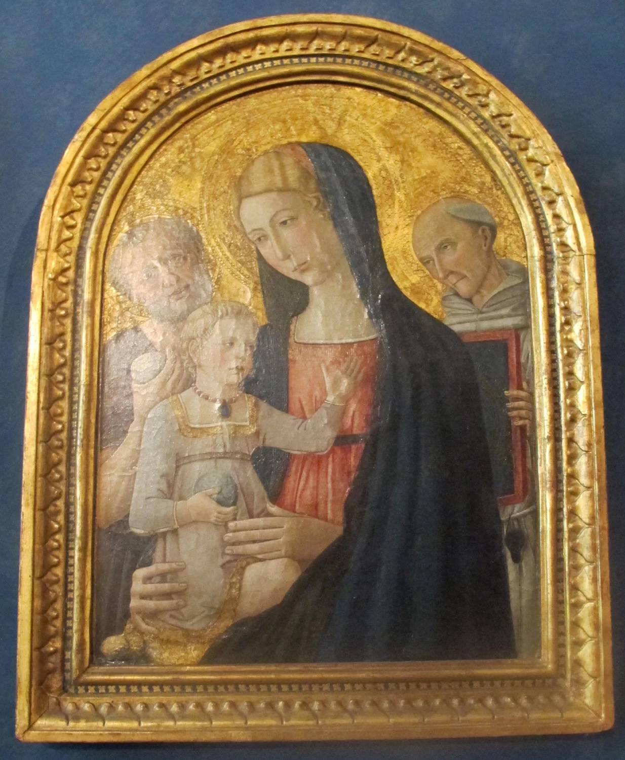 Bernardino Fungai 52 Madonna con Bambino tra San Girolamo e San Bernardino da Siena Museo Bardini, Siena attribuito