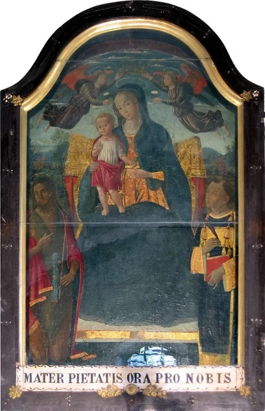 Bernardino Fungai 79 Madonna col Bambino tra san Lorenzo e san Giovanni