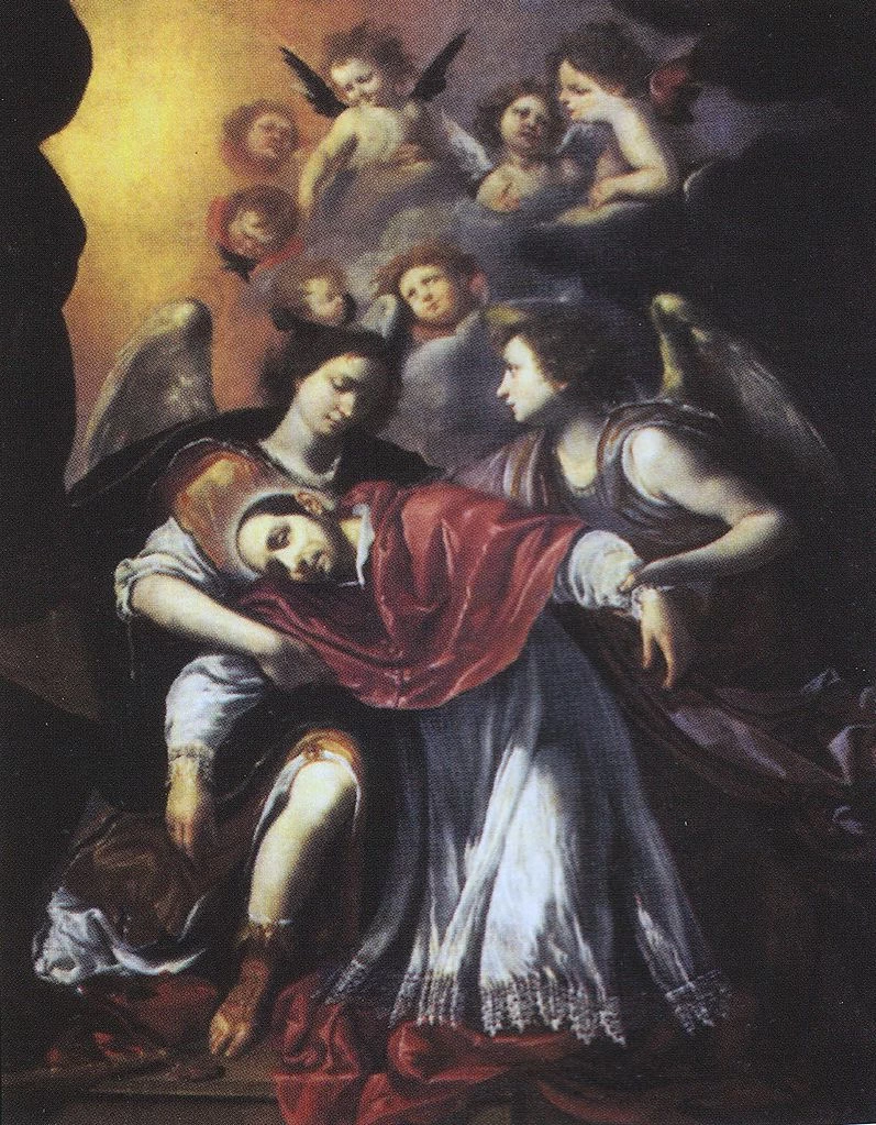 Francesco Furini 22 Estasi di san carlo Borromeo