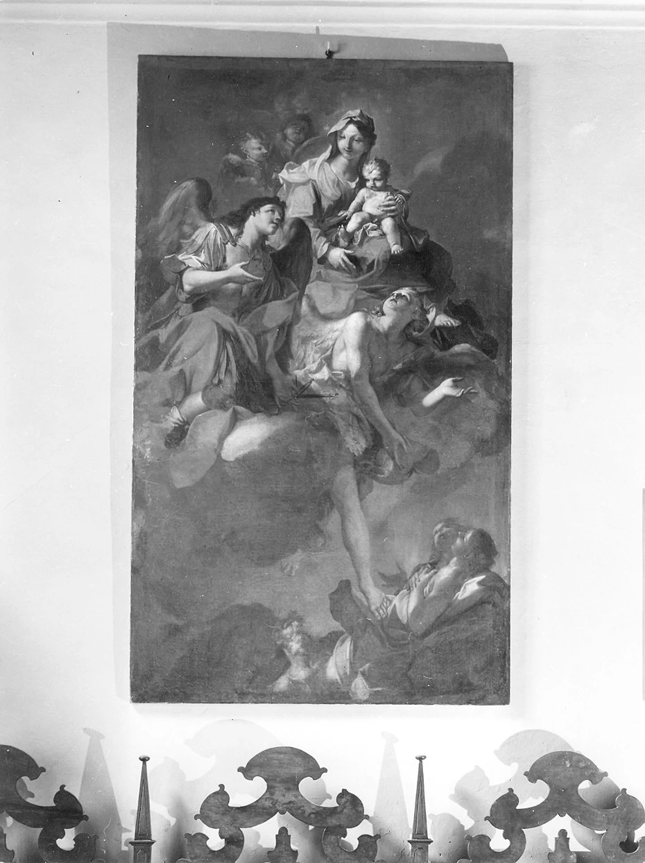 Sebastiano Galeotti 62 Madonna che intercede per le anime del purgatorio Piacenza