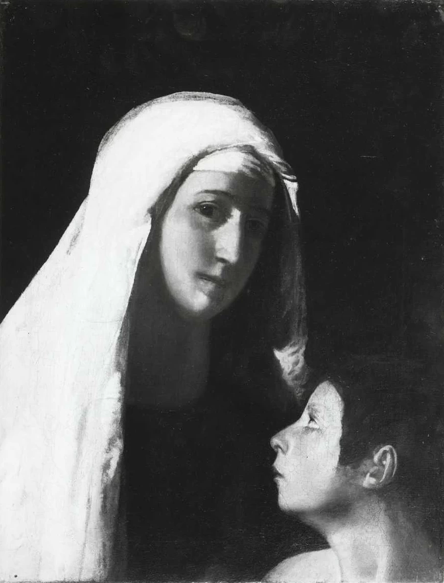 Giovanni Antonio Galli detto Spadarino 47 Santa Francesca romana e l'angelo attribuito