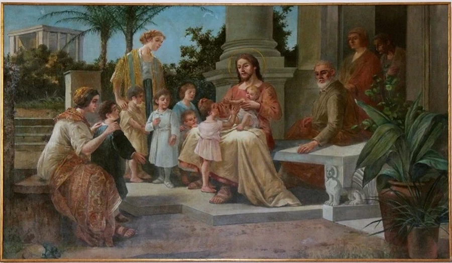 Vincenzo Galloppi 24 Cristo benedice i fanciulli