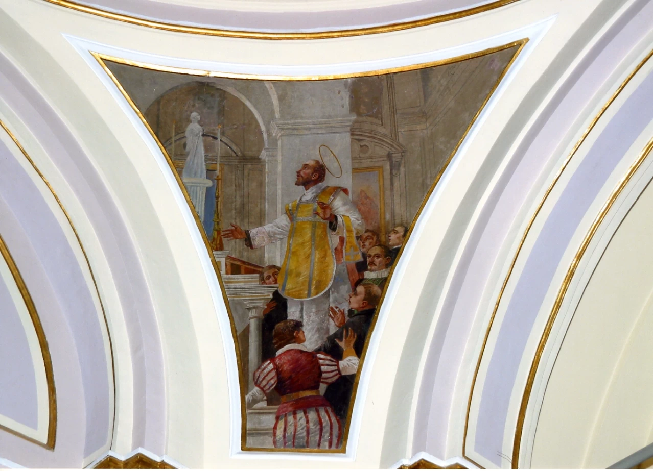 Vincenzo Galloppi 42 San Giuseppe da Copertino in estasi davanti all'Immacolata Concezione Napoli