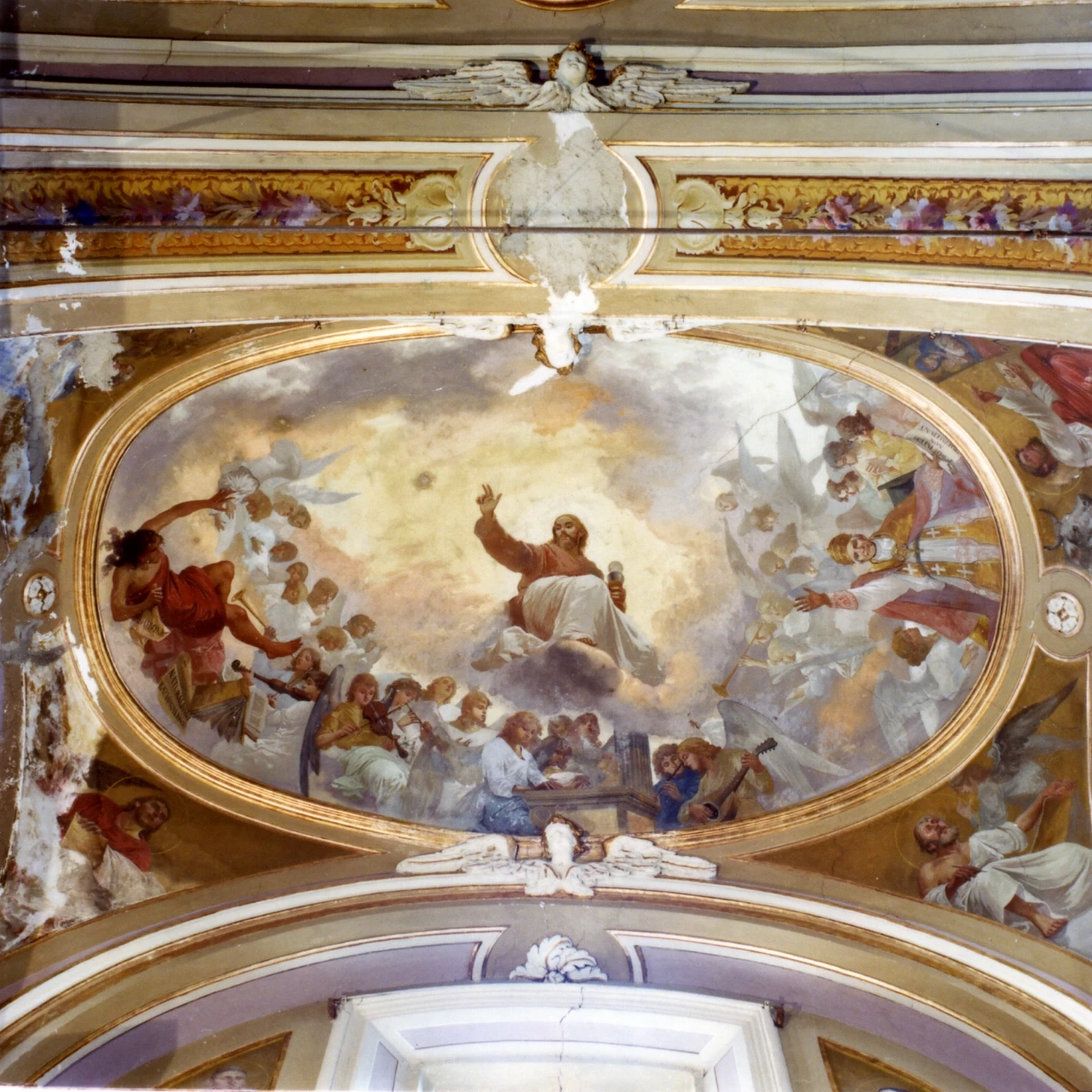 Vincenzo Galloppi 50 Cristo in maestà tra angeli Napoli