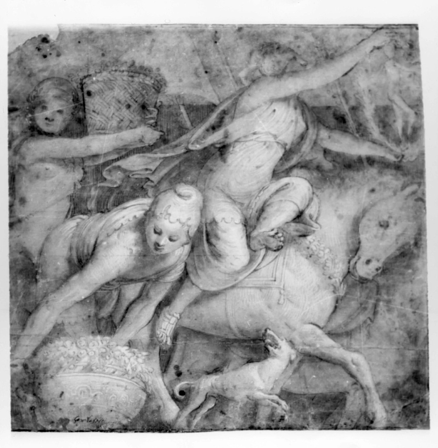 Figure allegoriche femminili Scena mitologica - Modena