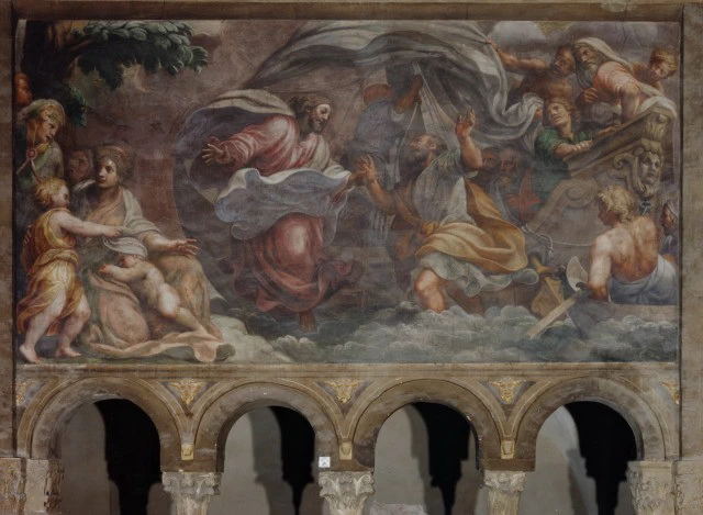 Lattanzi Gambara - San Pietro salvato dalle acque, Parma