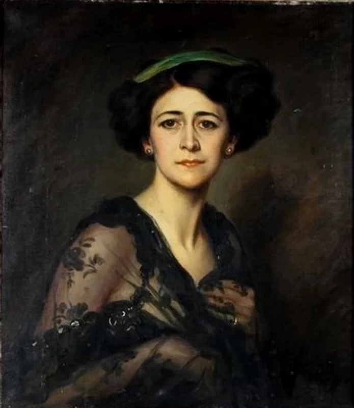 Karl Gampenrieder 20 Ritratto della ballerina Ninon Forgère San Pietroburgo
