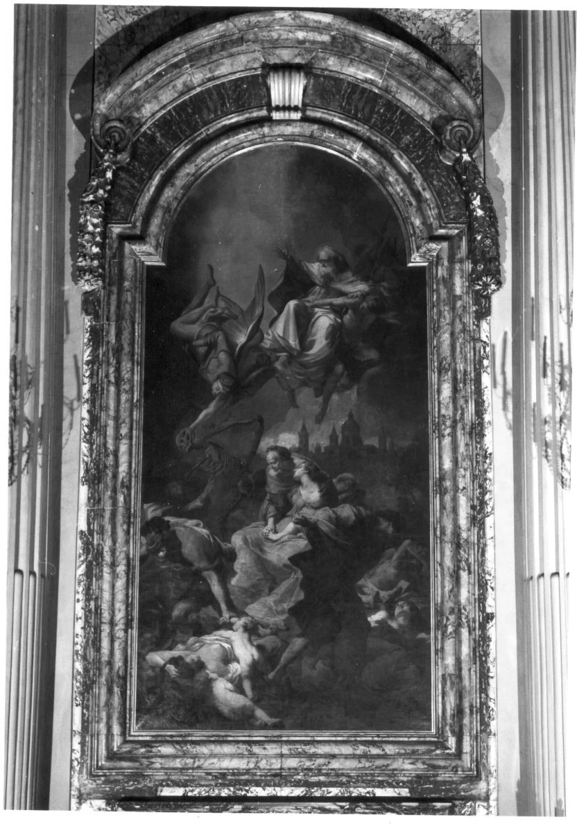 Gaetano Gandolfi 144 San Feliciano libera Foligno dalla peste Foligno, Perugia