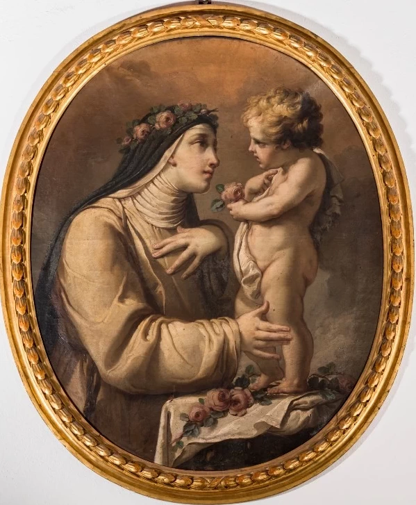 Mauro Gandolfi 24 Santa Rosa da Lima con Gesù Bambino Bologna