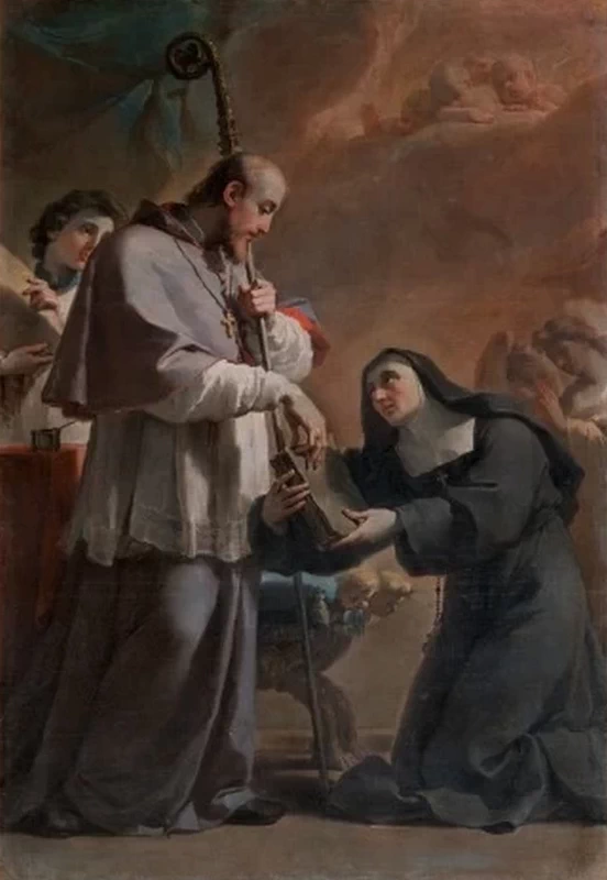 Ubaldo Gandolfi 63 San Francesco di Sales che consegna le chiavi