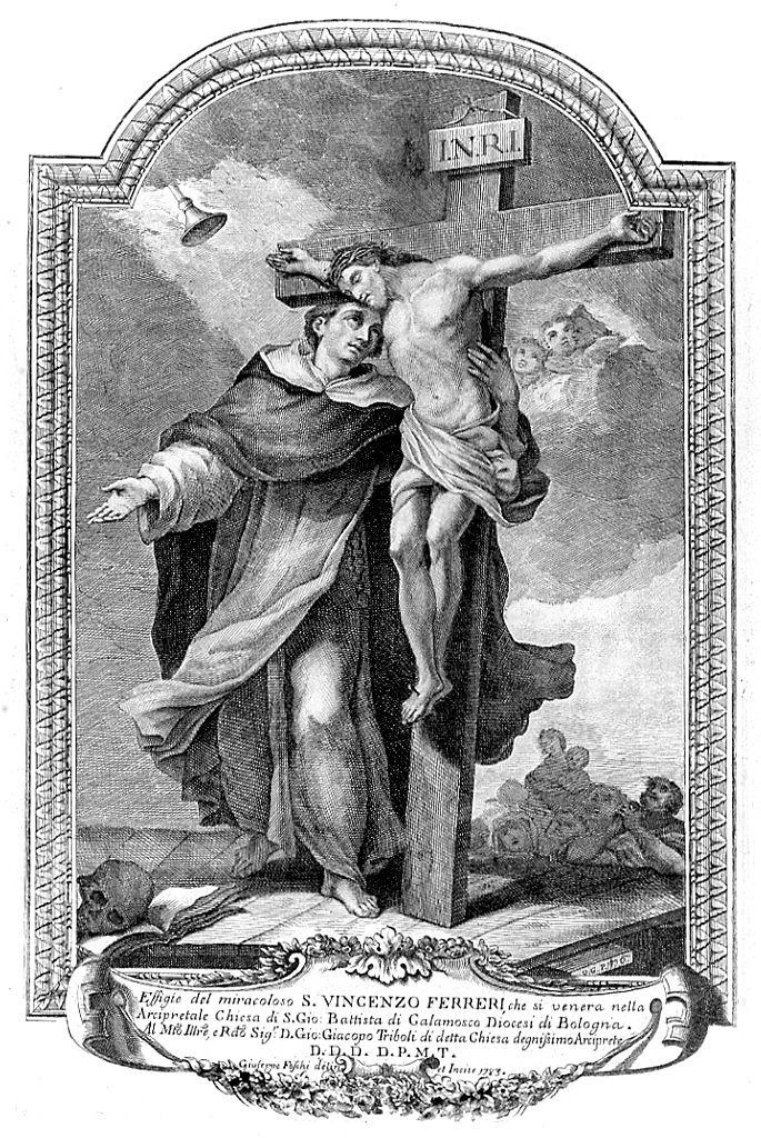 Ubaldo Gandolfi 77 San Vincenzo Ferrer abbraccia il crocifisso Firenze
