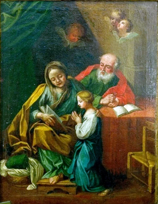Anton Maria Garbi 26 Maria Bambina con sant'Anna e Gioacchino