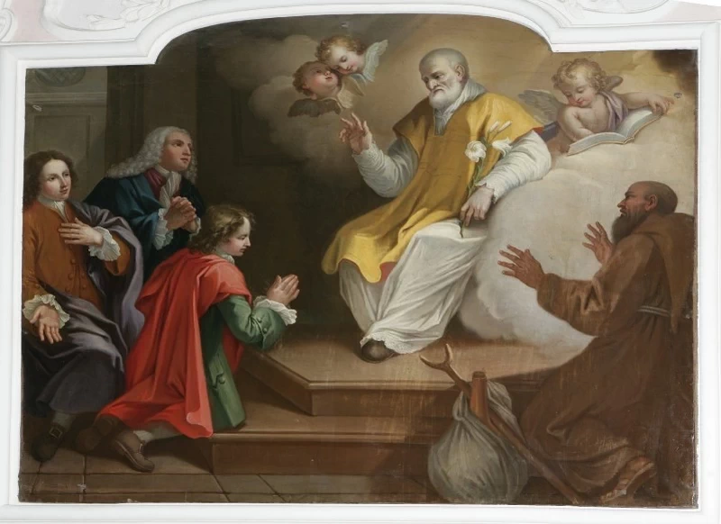 Anton Maria Garbi 38 San Filippo Neri benedicente