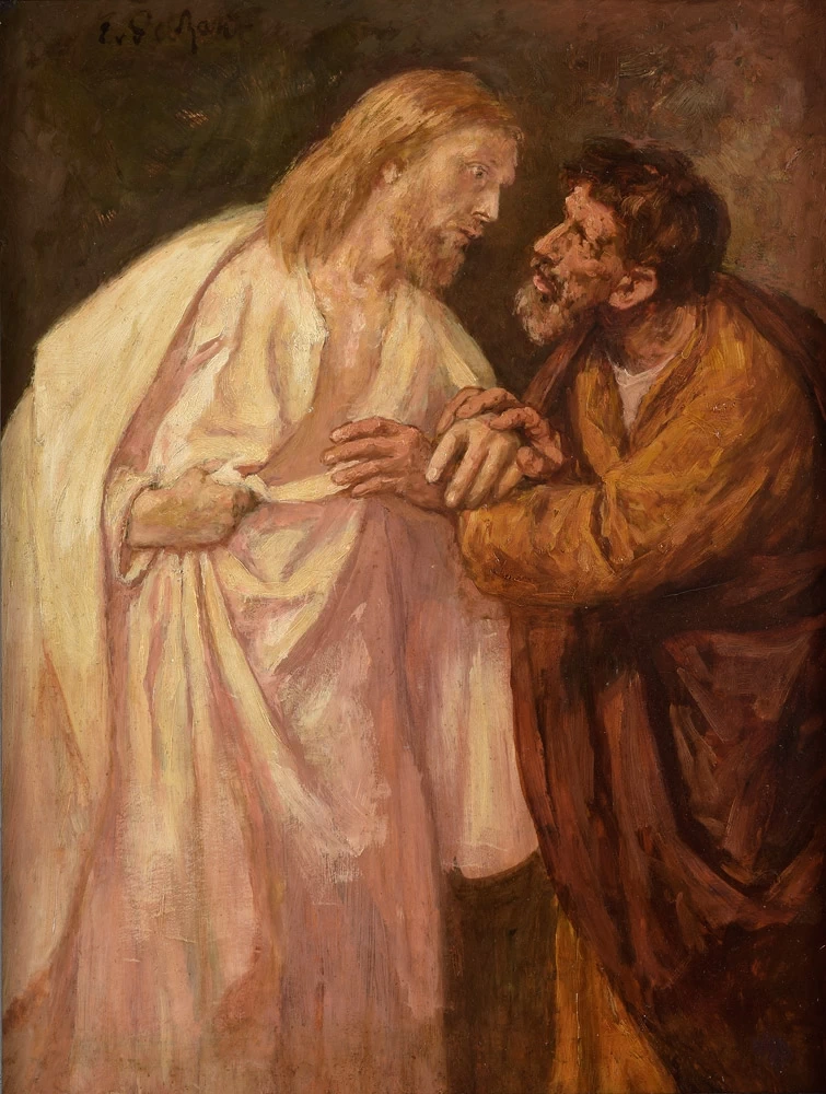 Eduard von Gebhardt 11 Cristo e Paolo
