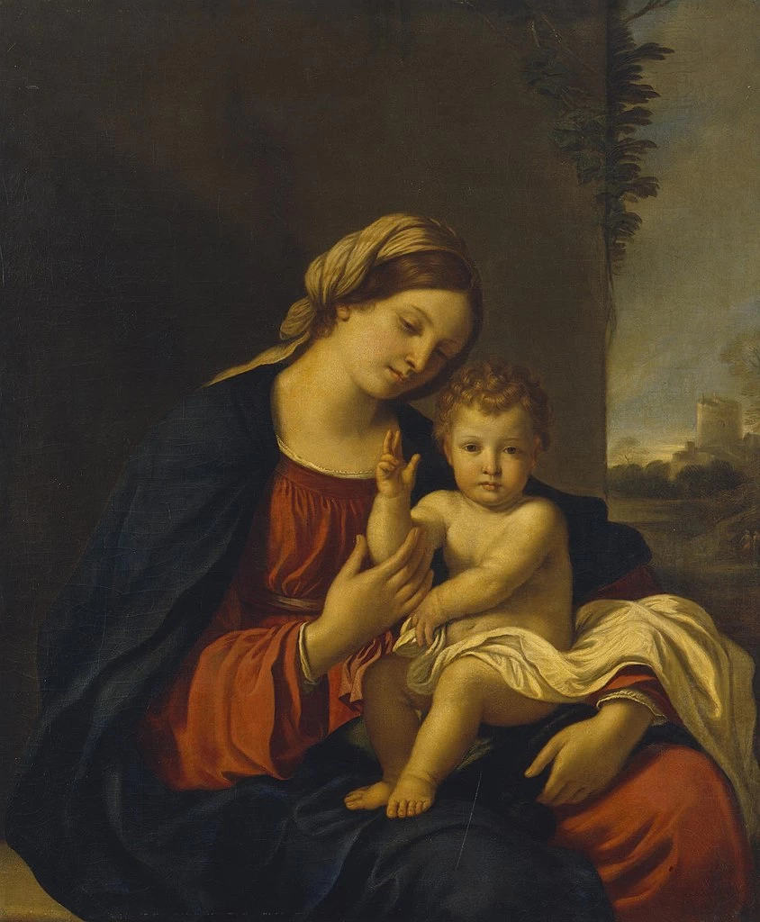 Cesare Gennari 27 Madonna col Bambino Hermitage, San Pietroburgo