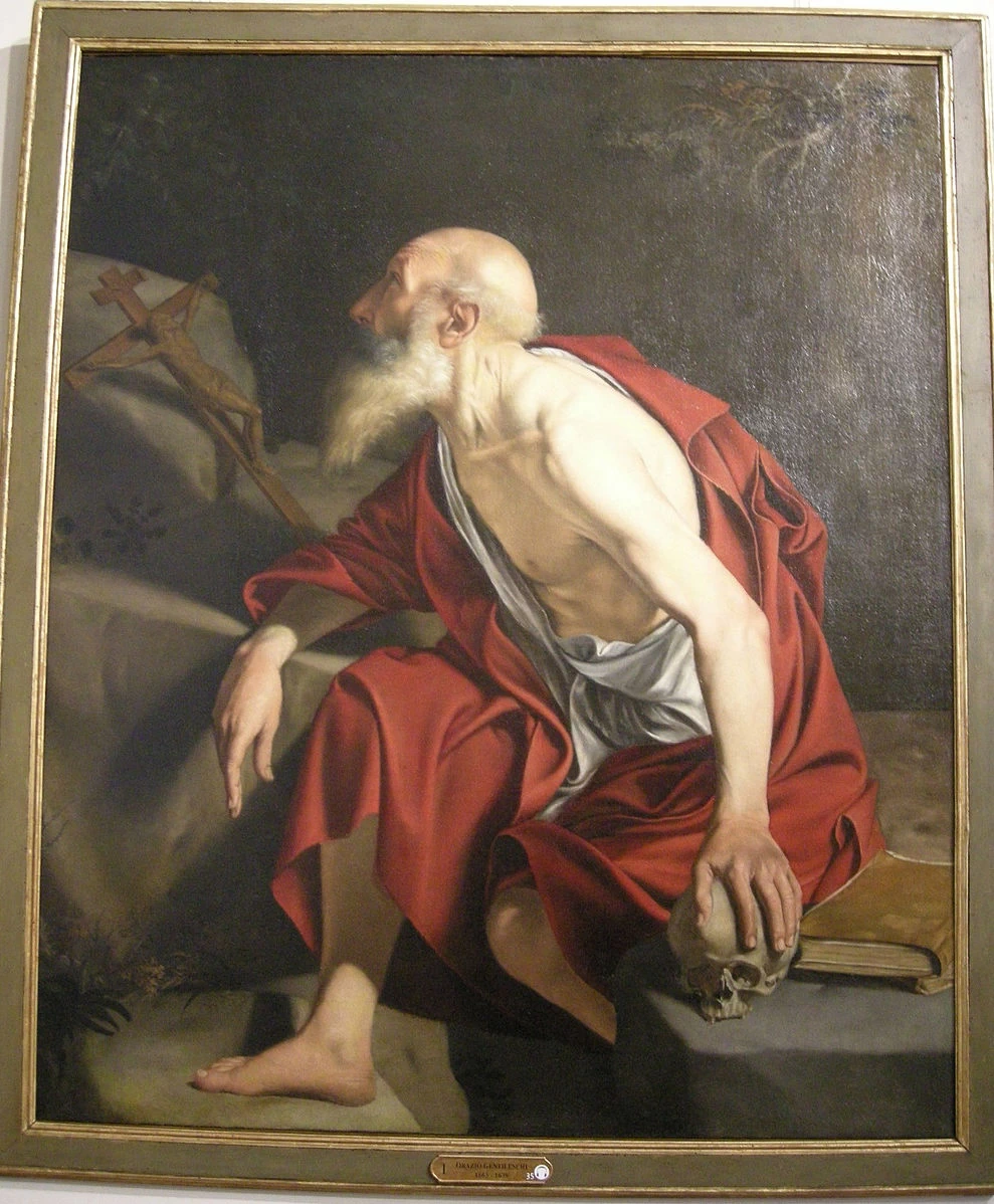 Orazio Gentileschi 148 San Girolamo penitente