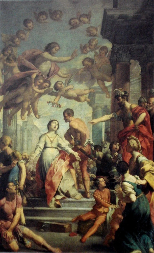 Giovan Francesco Gessi 35 Martirio di santa Caterina S. Catarina di Strada Maggiore, Bologna