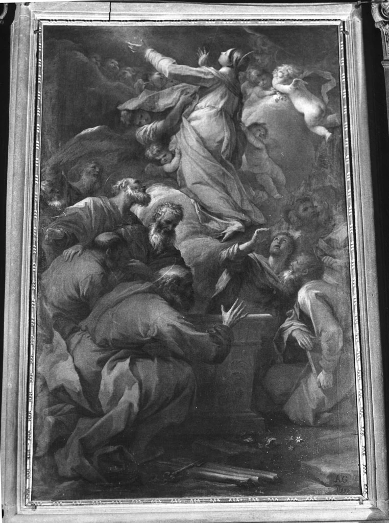 Alessandro Gherardini 161 assunzione della Madonna Lucignano, Arezzo