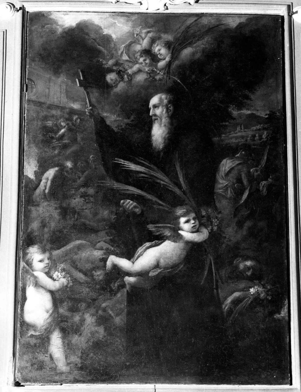Alessandro Gherardini 182 San Giovanni Gualberto e l'incendio del monastero di San Salvi Reggello, Firenze